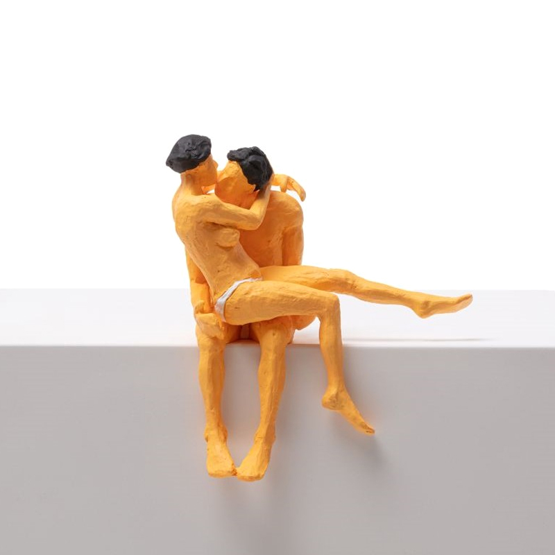 Статуэтка Seletti David & Esther Желтый Белый Статуэтка Seletti David & Esther Желтый Белый в Грозном | Loft Concept