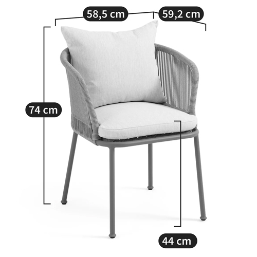 Кресло уличное Bonnie Beige Chair Кресло уличное Bonnie Beige Chair в Грозном