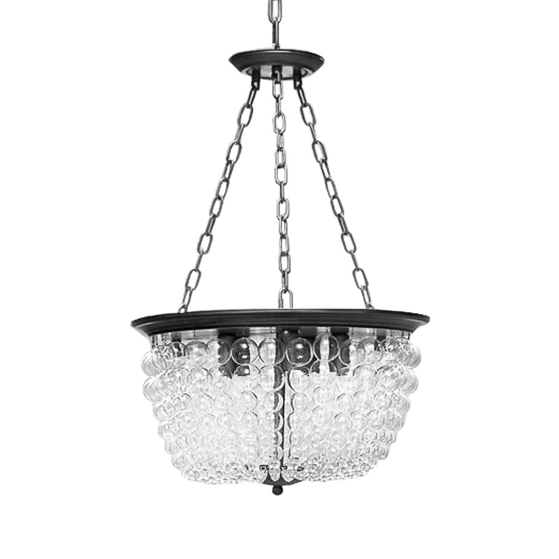 Люстра Bubble Blower Chandeliers Графит Прозрачный Люстра Bubble Blower Chandeliers Графит Прозрачный в Грозном | Loft Concept