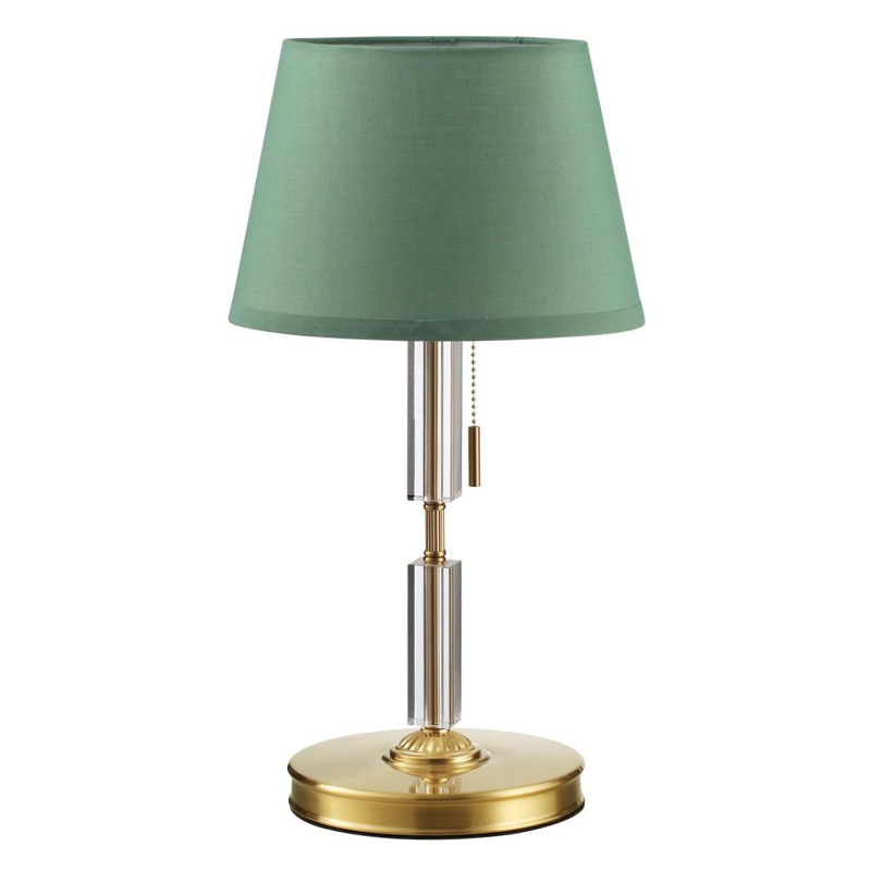 Настольная лампа Ramona Green Table Lamp Бронза Зеленый Настольная лампа Ramona Green Table Lamp Бронза Зеленый в Грозном | Loft Concept