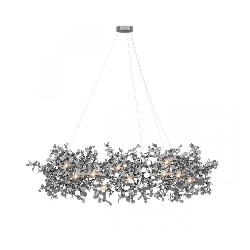 Люстра Terzani Argent Suspension Ring Silver Серебряный Люстра Terzani Argent Suspension Ring Silver Серебряный в Грозном | Loft Concept
