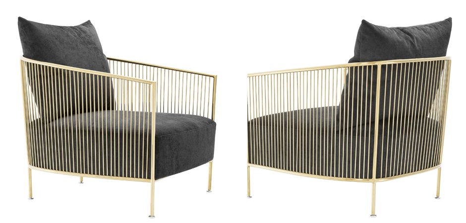 Кресло Eichholtz Chair Knox Gold Кресло Eichholtz Chair Knox Gold - Loft-Concept в Грозном