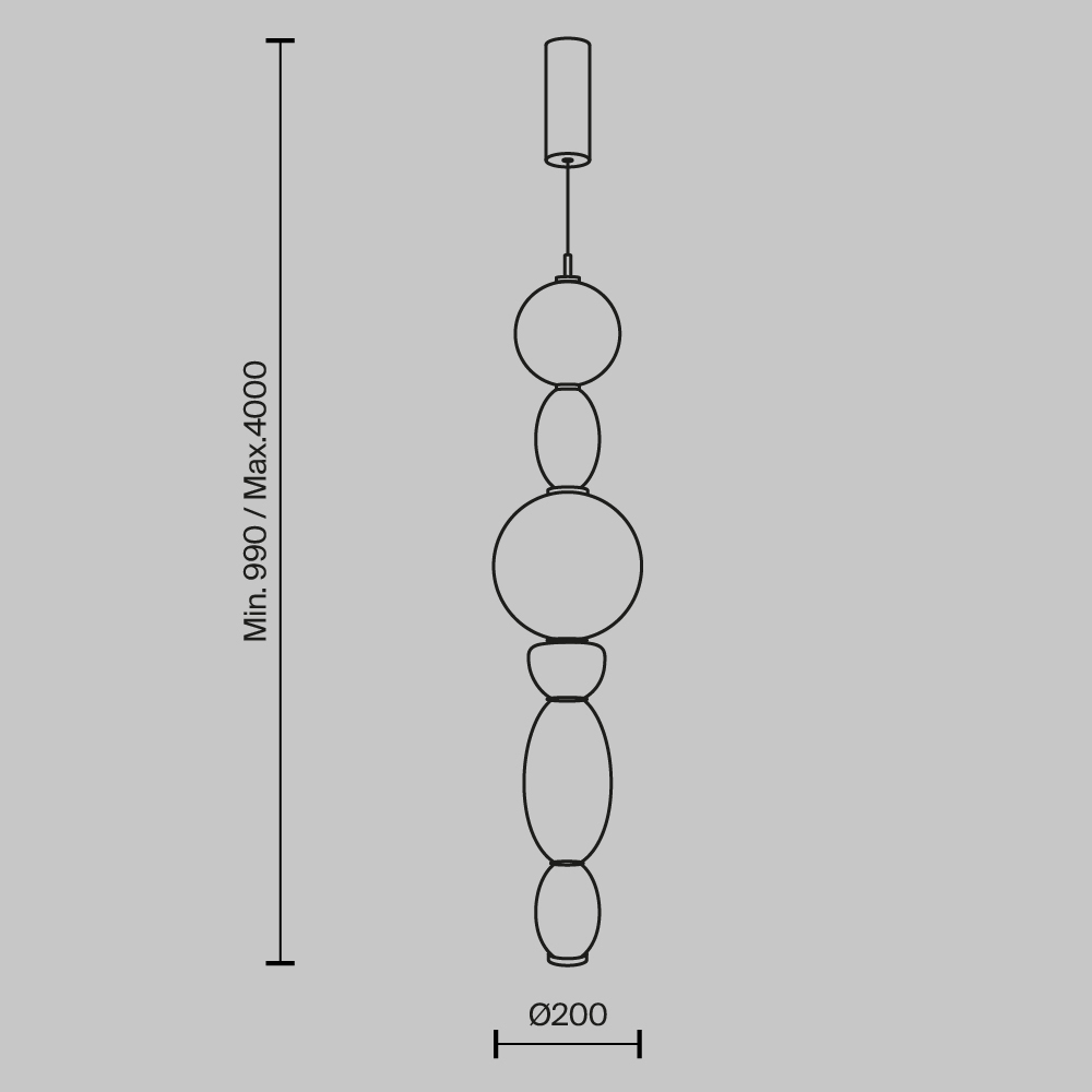 Подвесной светильник Adore LED 3000K 24Bт  в Грозном