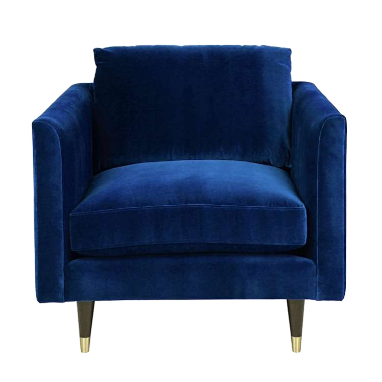 Кресло LIVING BY CHRISTIANE LEMIEUX Henry Armchair Синий Кресло LIVING BY CHRISTIANE LEMIEUX Henry Armchair Синий в Грозном | Loft Concept