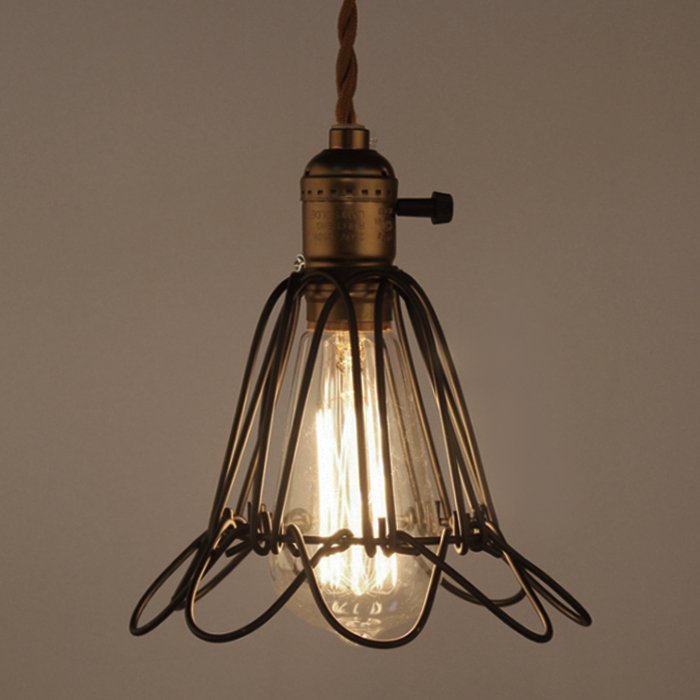 Подвесной светильник Loft Industry Cage Pendant Бронза Подвесной светильник Loft Industry Cage Pendant Бронза в Грозном | Loft Concept