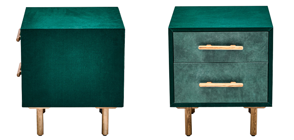 Тумба Smoky Green Nightstand Тумба Smoky Green Nightstand - Loft-Concept в Грозном