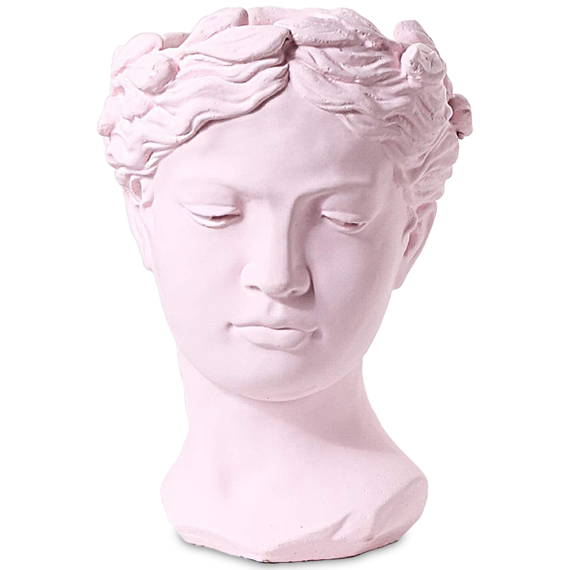 Ваза Female Bust Pink Розовый пастельный Ваза Female Bust Pink Розовый пастельный в Грозном | Loft Concept