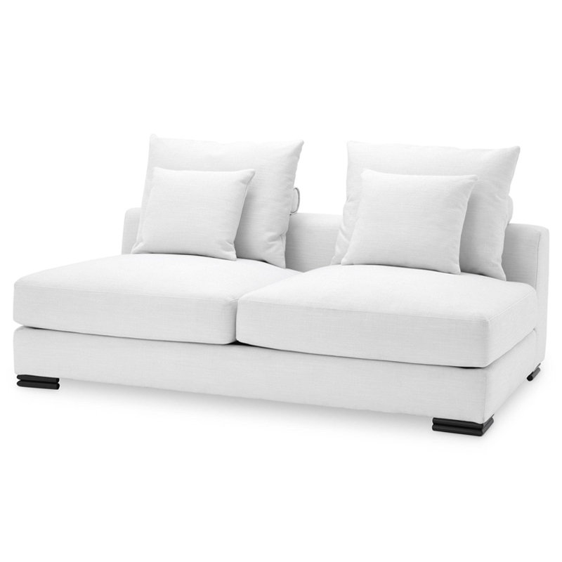 Диван Eichholtz Sofa Clifford 2-Seater white Белый Черный Диван Eichholtz Sofa Clifford 2-Seater white Белый Черный в Грозном | Loft Concept