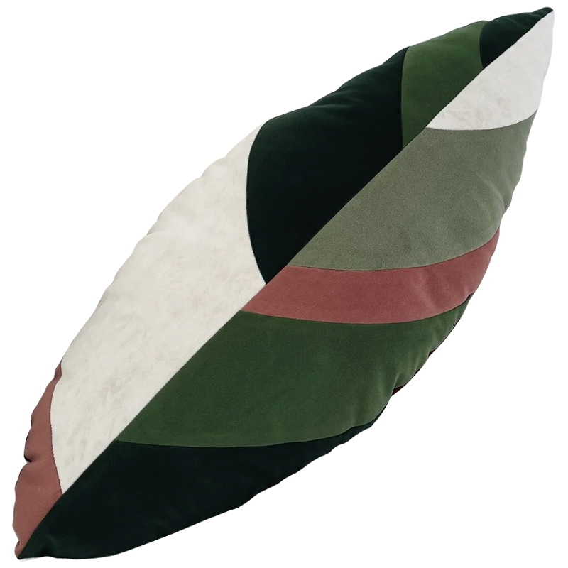 Декоративная подушка Botanical Cushion Stromanta Sanguinea Зеленый Белый Дымчатая Роза Декоративная подушка Botanical Cushion Stromanta Sanguinea Зеленый Белый Дымчатая Роза в Грозном | Loft Concept
