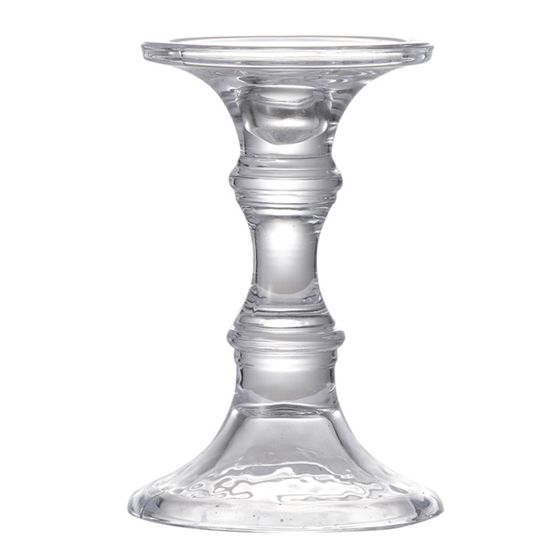 Подсвечник Jonas Candlestick 18 Прозрачное Стекло в Грозном | Loft Concept 