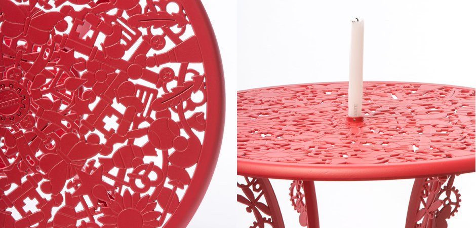 Обеденный стол Industry Collection ALUMINIUM TABLE – RED Обеденный стол Industry Collection ALUMINIUM TABLE – RED - Loft-Concept в Грозном