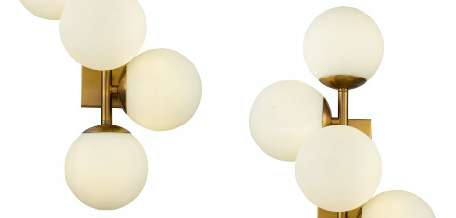 Бра White Balls Sconces Бра White Balls Sconces - Loft-Concept в Грозном