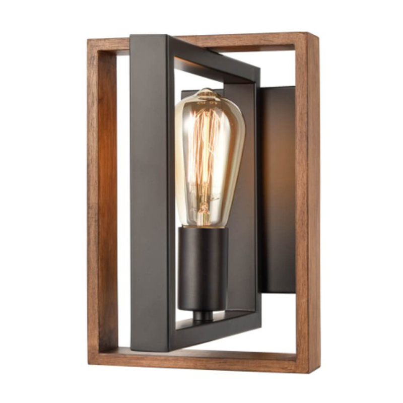 Бра Bismark Wall Lamp Коричневый Черный Бра Bismark Wall Lamp Коричневый Черный в Грозном | Loft Concept