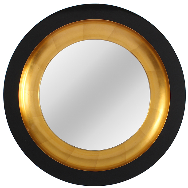 Зеркало Black and Gold Circle Mirror Зеркало Black and Gold Circle Mirror в Грозном | Loft Concept