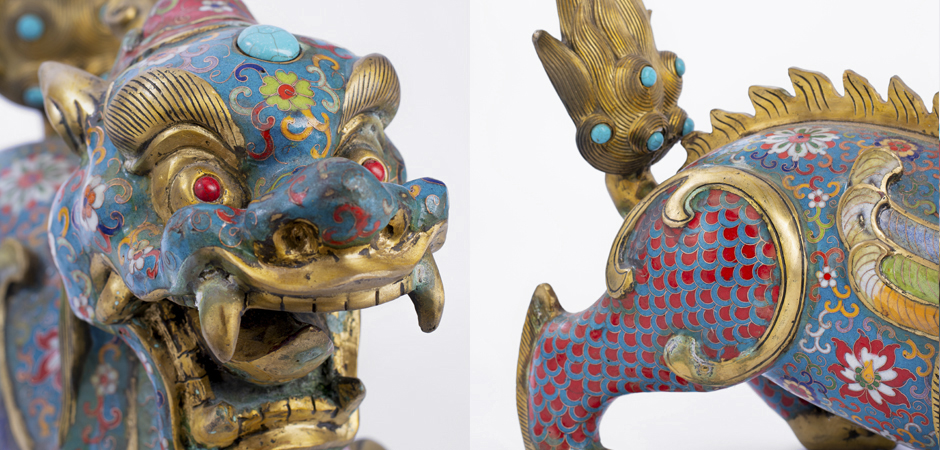 Большой Бронзовый Китайский дракон - фото №3