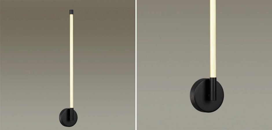 Черное Бра Trumpet tube светодиодное Черное Бра Trumpet tube светодиодное - Loft-Concept в Грозном