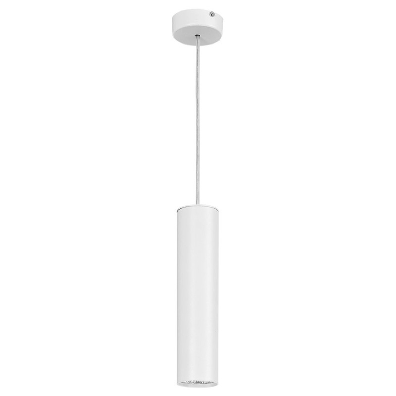 Подвесной светильник Luis Trumpet Tube White Lamp 25 Белый Подвесной светильник Luis Trumpet Tube White Lamp 25 Белый в Грозном | Loft Concept