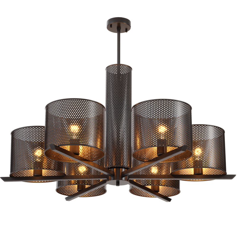 Люстра Eichholtz Chandelier Morrison Bronze Темная бронза Люстра Eichholtz Chandelier Morrison Bronze Темная бронза в Грозном | Loft Concept