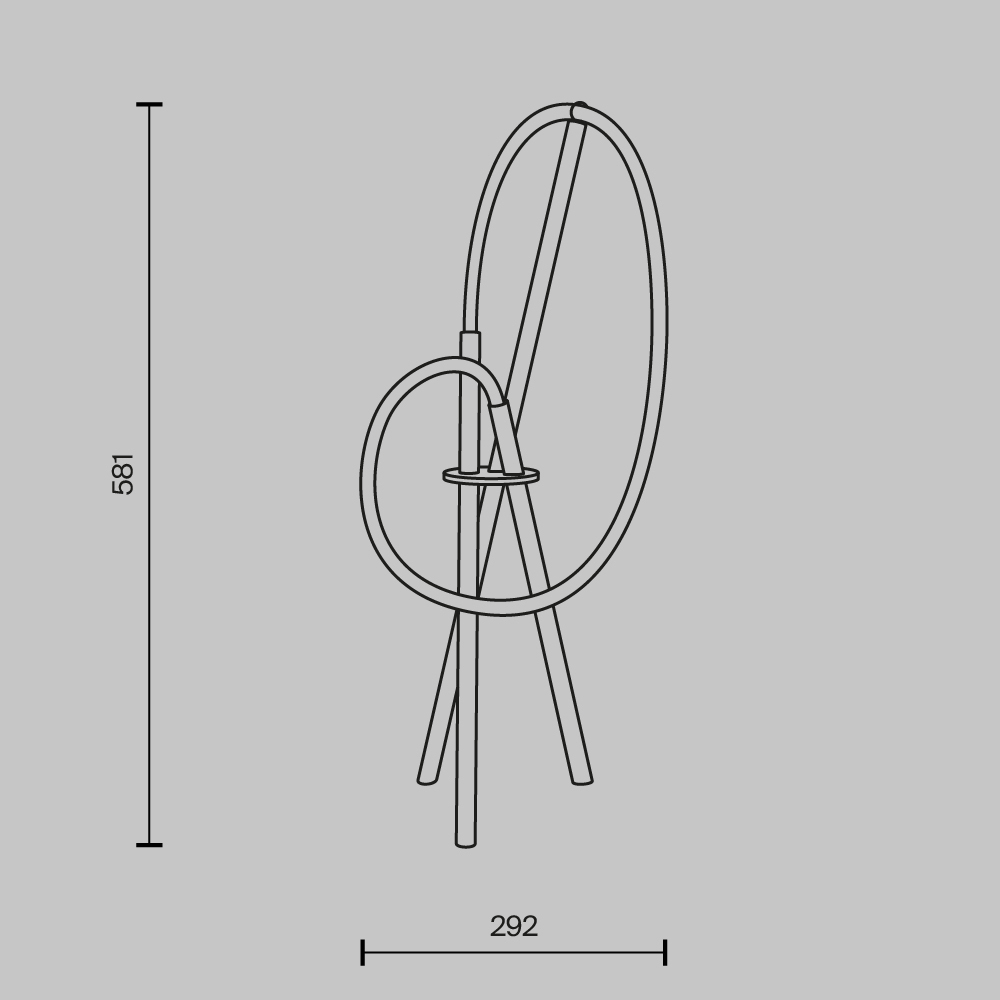 Настольный светильник Crochet Brass 3000К 15Вт в Грозном