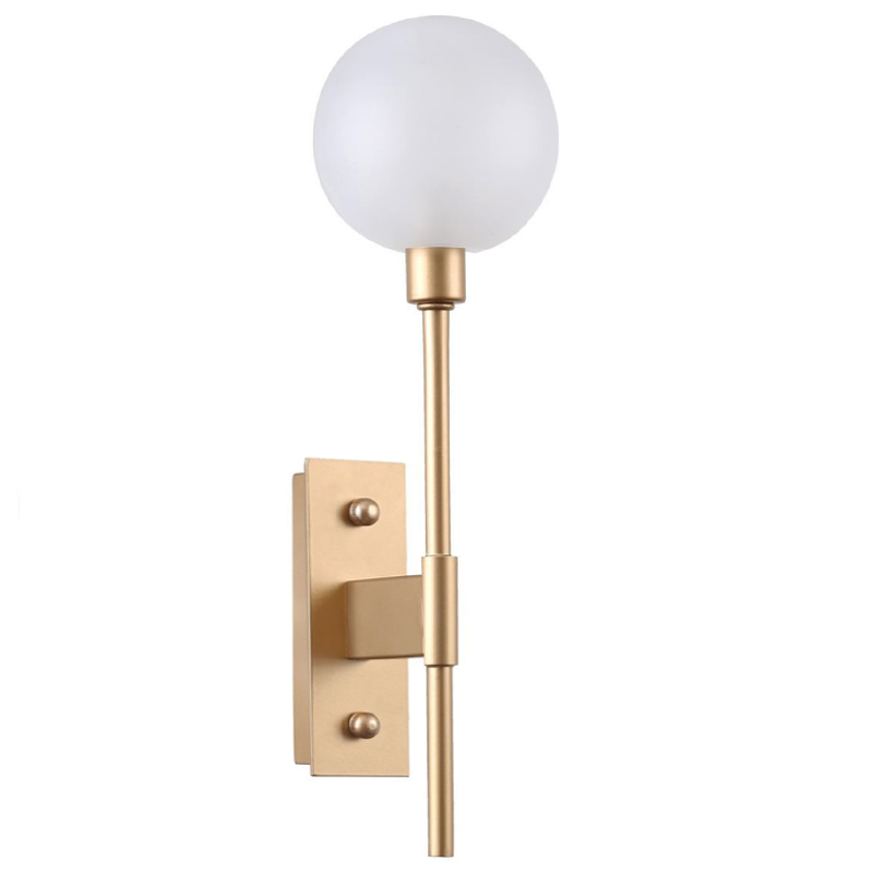Бра Berries Chandelier White матовое золото Прозрачный белый Бра Berries Chandelier White матовое золото Прозрачный белый в Грозном | Loft Concept