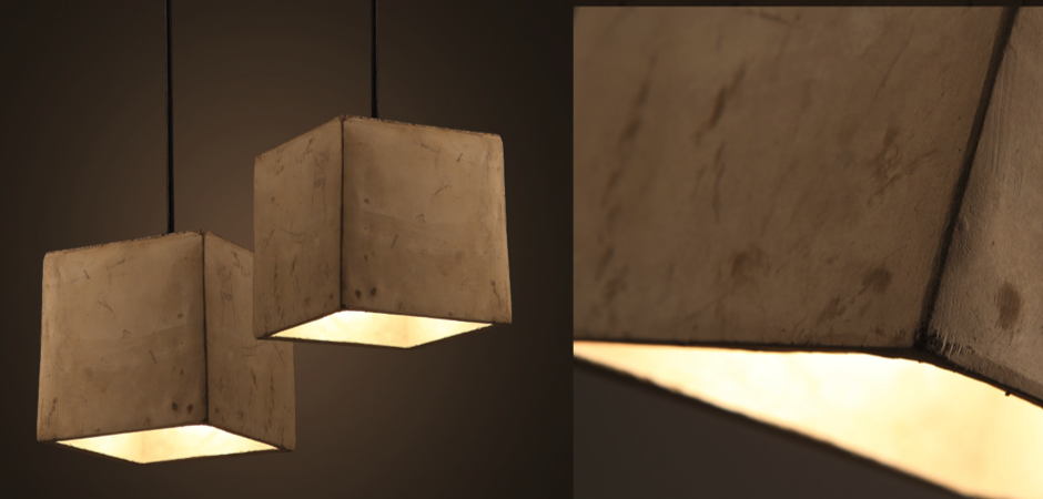 Подвесной светильник Art Concrete Cub Подвесной светильник Art Concrete Cub - Loft-Concept в Грозном