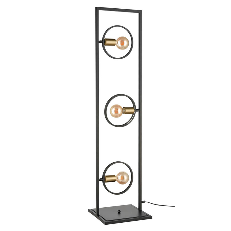 Торшер Loft Rings Light Черный Золотой в Грозном | Loft Concept 