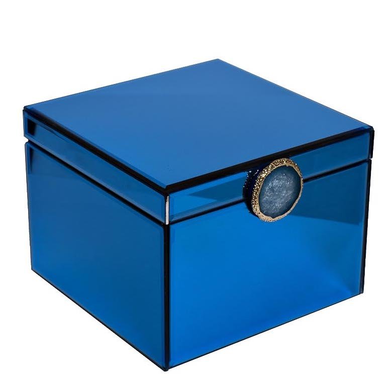 Шкатулка Blue Surprise Cube Синий Шкатулка Blue Surprise Cube Синий в Грозном | Loft Concept