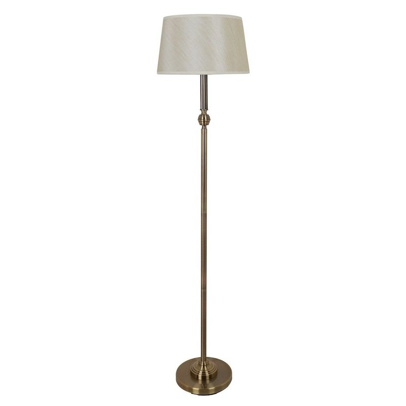Торшер Brasso Floor lamp Латунь Бежевый Торшер Brasso Floor lamp Латунь Бежевый в Грозном | Loft Concept
