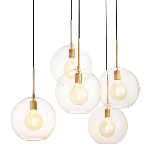 Люстра Chandelier Tango 5 light Латунь Античная полированная Темная бронза Прозрачное Стекло Люстра Chandelier Tango 5 light Латунь Античная полированная Темная бронза Прозрачное Стекло в Грозном | Loft Concept