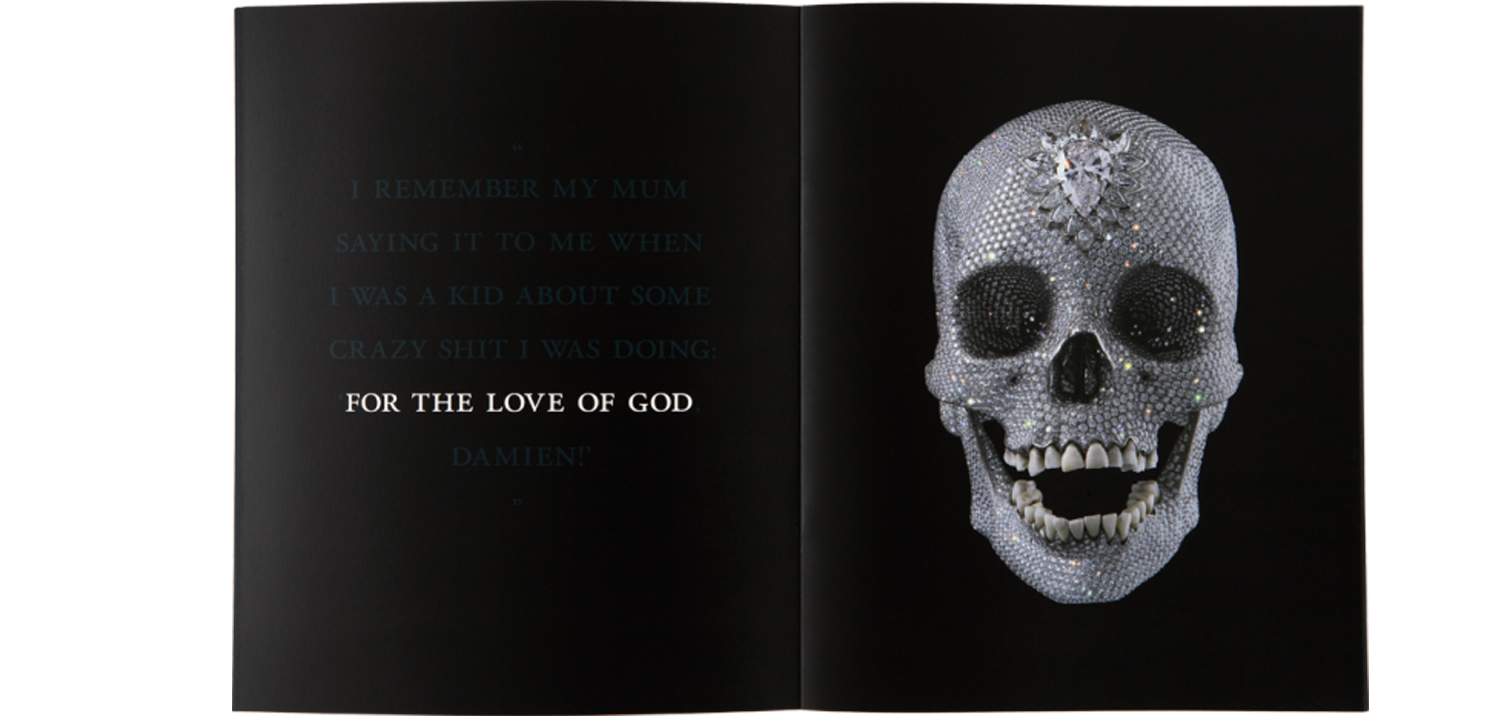 Книга Дэмьен Херст Damien Hirst For the Love of God Catalogue - фото №2