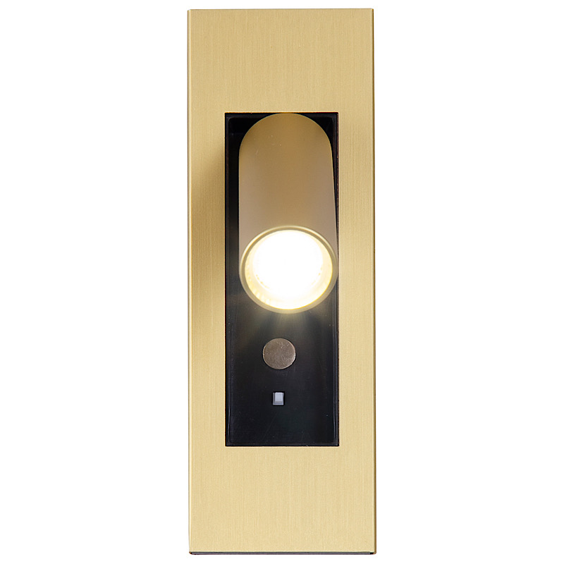 Бра Gold Techno-Led Chelsom Limited Золотой Прозрачный в Грозном | Loft Concept 