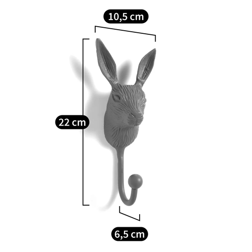 Настенный крючок в виде зайца Hare Wall Hook Pink Настенный крючок в виде зайца Hare Wall Hook Pink в Грозном