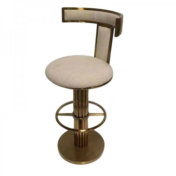 Барный стул Kelly Wearstler Marmont Bar Stool ivory ( слоновая кость ) Латунь Барный стул Kelly Wearstler Marmont Bar Stool ivory ( слоновая кость ) Латунь в Грозном | Loft Concept