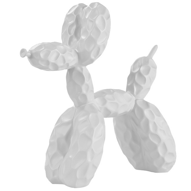 Статуэтка Jeff Koons Balloon Dog Crumpled White Белый Статуэтка Jeff Koons Balloon Dog Crumpled White Белый в Грозном | Loft Concept