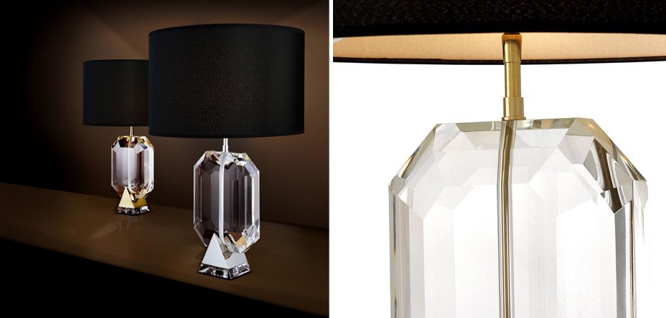 Настольная лампа Eichholtz Table Lamp Emerald Gold & Black Настольная лампа Eichholtz Table Lamp Emerald Gold & Black - Loft-Concept в Грозном
