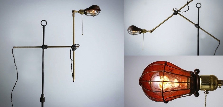 Напольный светильник Steampunk Extension Pole Floor Напольный светильник Steampunk Extension Pole Floor - Loft-Concept в Грозном