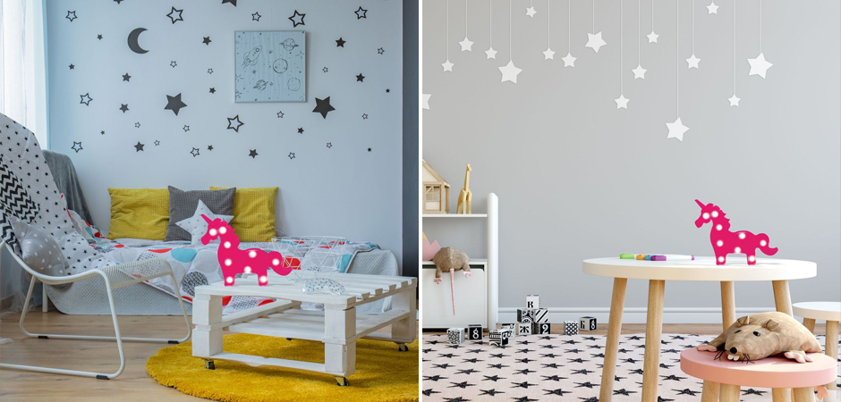 Детский ночник Розовый единорог Детский ночник Розовый единорог - Loft-Concept в Грозном