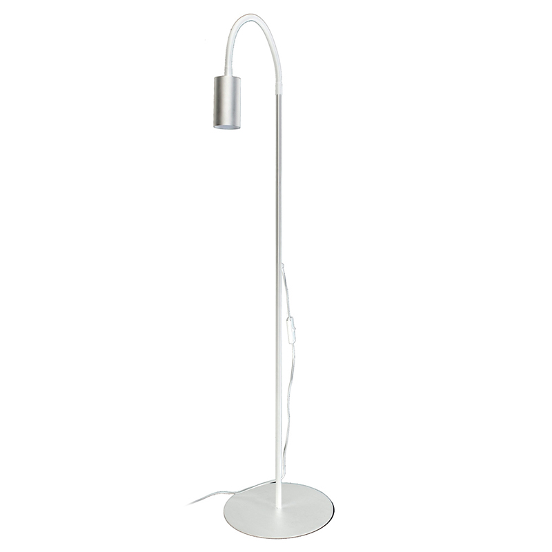 Торшер Noor Trumpet Floor Lamp white Белый Сталь Торшер Noor Trumpet Floor Lamp white Белый Сталь в Грозном | Loft Concept