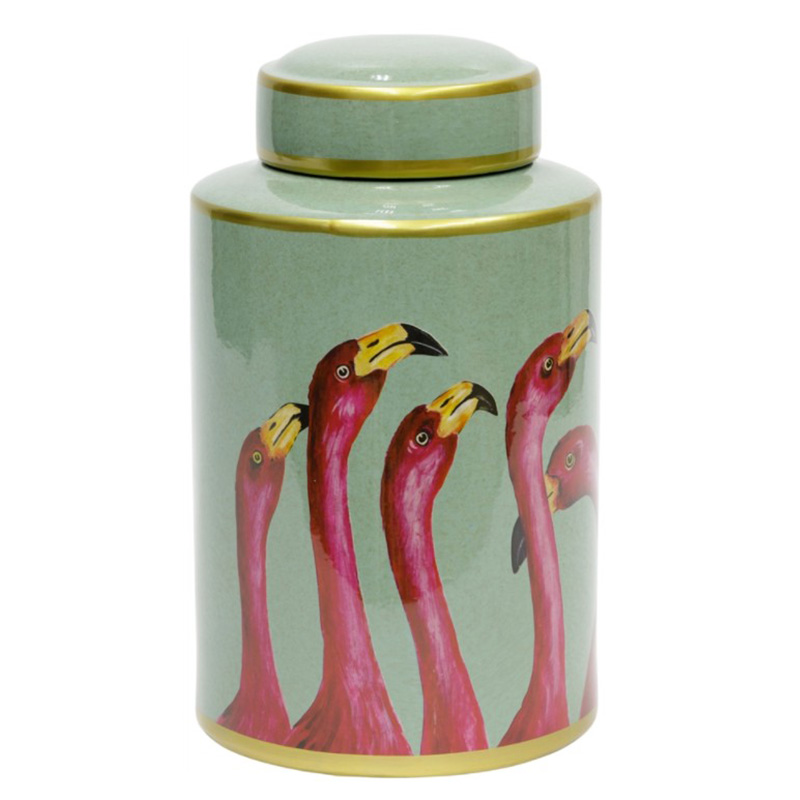 Ваза Flamingo Vase Розовый Бирюзовый Золотой Ваза Flamingo Vase Розовый Бирюзовый Золотой в Грозном | Loft Concept