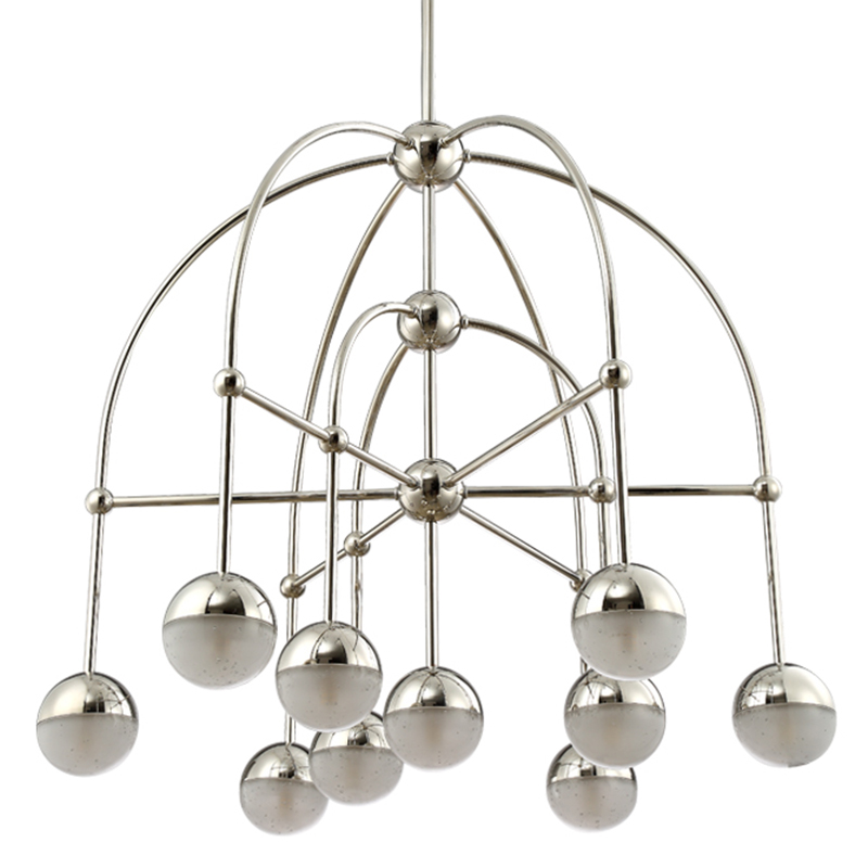 Люстра Heidy Chrome Chandelier 10 Хром Люстра Heidy Chrome Chandelier 10 Хром в Грозном | Loft Concept
