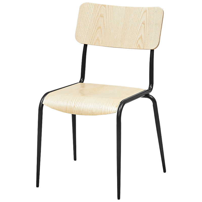 Стул Joshua Loft Stool light Древесина Черный Стул Joshua Loft Stool light Древесина Черный в Грозном | Loft Concept