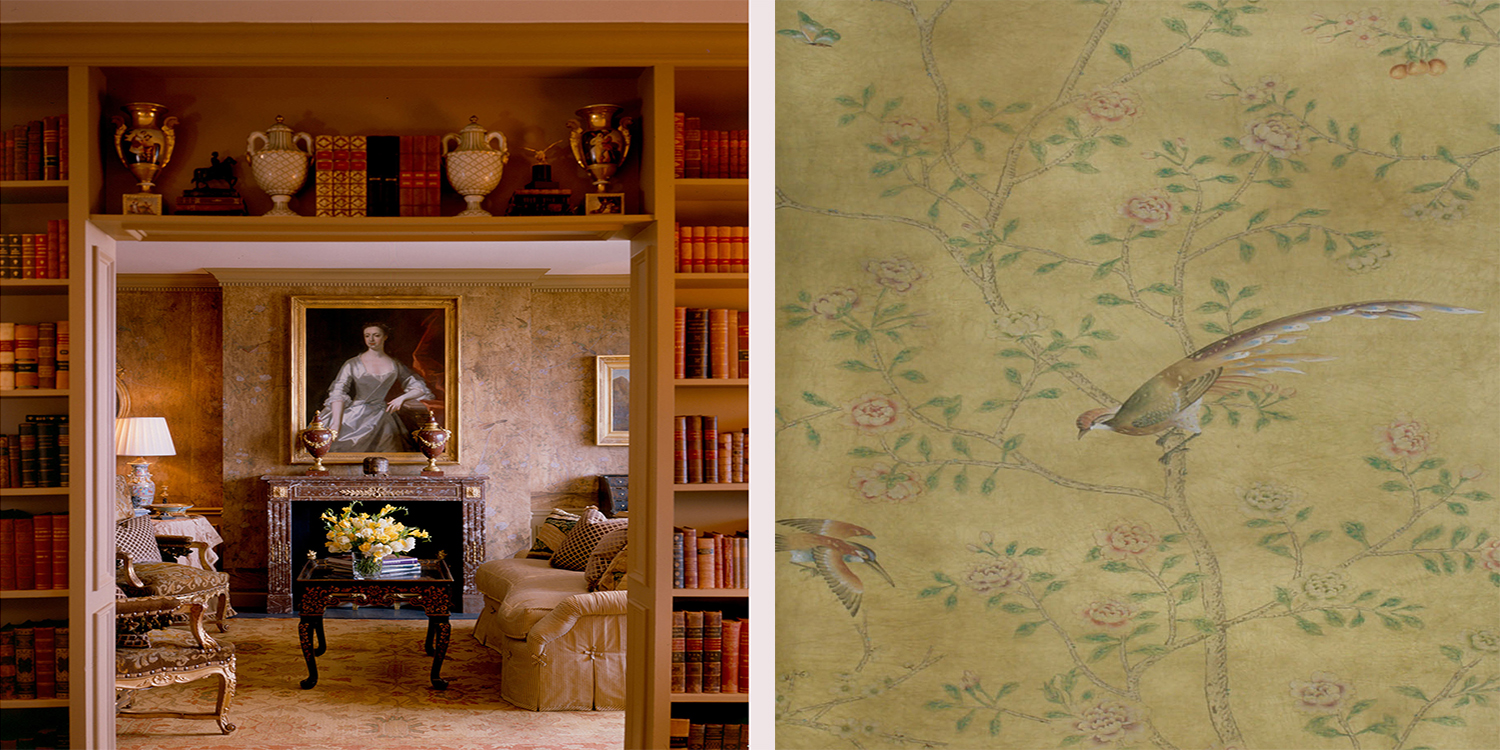 Обои ручная роспись Chatsworth Oak tobacco - фото №1