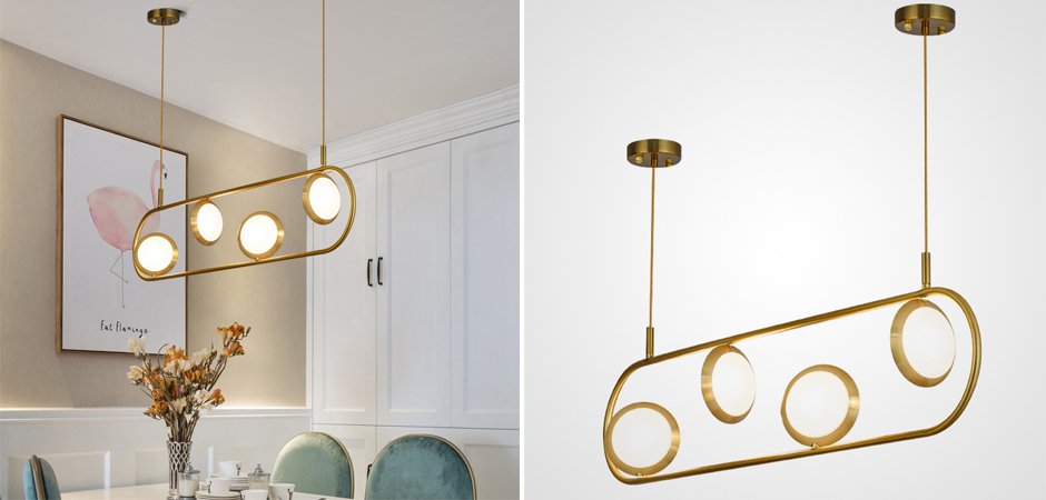 Люстра HOOP LED LONG Люстра HOOP LED LONG - Loft-Concept в Грозном