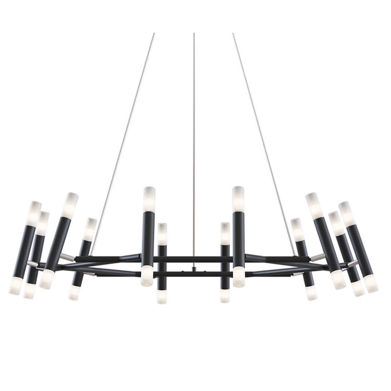 Люстра Arnaut Chandelier 24 Черный Люстра Arnaut Chandelier 24 Черный в Грозном | Loft Concept