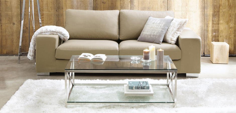 Журнальный стол Brilliant Glass Coffee Table - Loft-Concept в Грозном