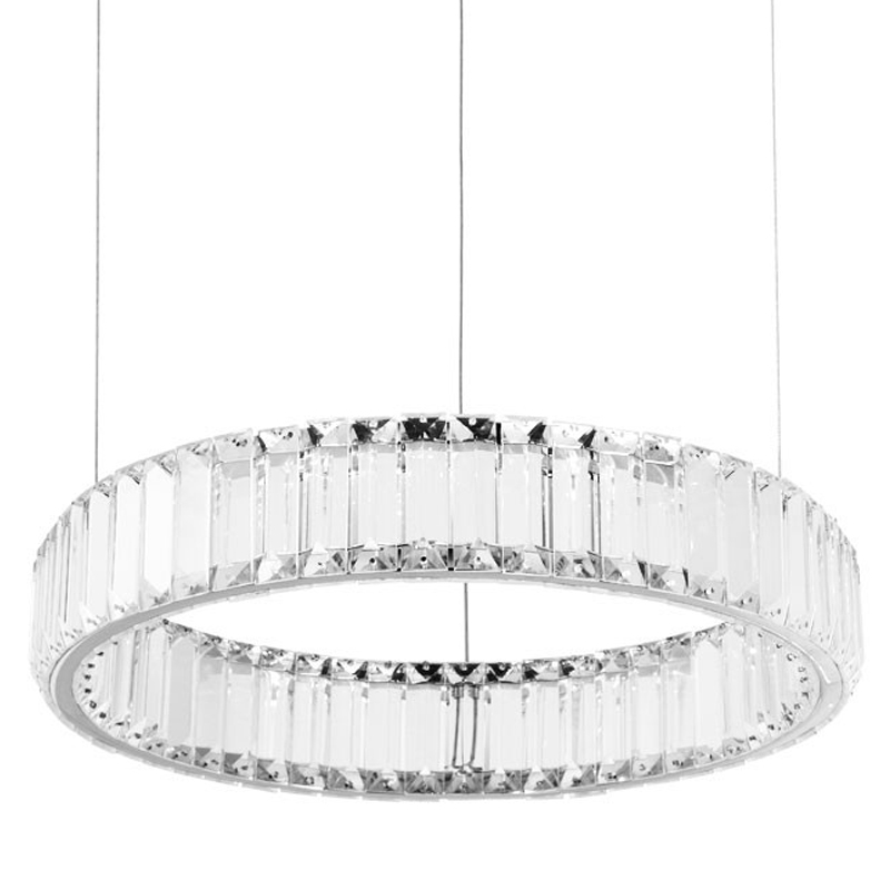 Подвесной Светильник Crystal Ring Хром Хром Прозрачный в Грозном | Loft Concept 