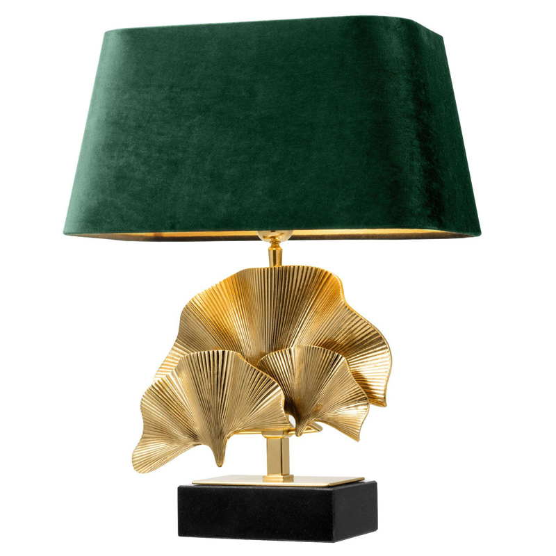 Настольная лампа Eichholtz Table Lamp Olivier green Латунь Черный Зеленый Настольная лампа Eichholtz Table Lamp Olivier green Латунь Черный Зеленый в Грозном | Loft Concept