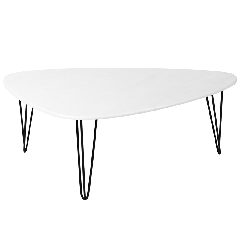 Кофейный стол Dorian Coffee Table white Белый бетон Кофейный стол Dorian Coffee Table white Белый бетон в Грозном | Loft Concept