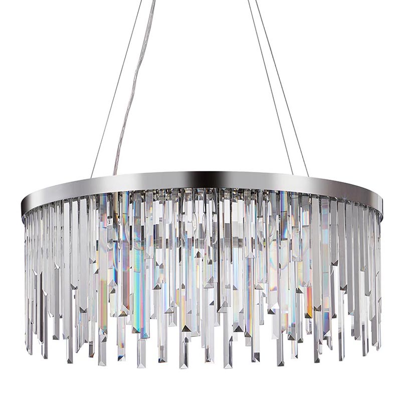 Люстра Bennett Chandelier chrome Хром Прозрачный Люстра Bennett Chandelier chrome Хром Прозрачный в Грозном | Loft Concept