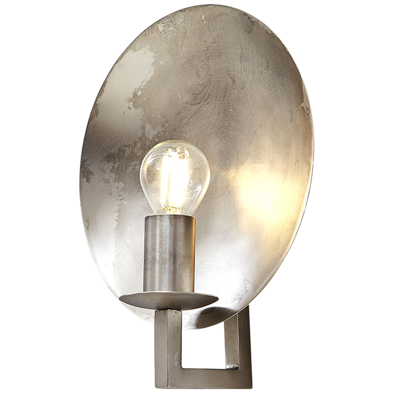 Бра Bennu Disk sconce Никель Сатин в Грозном | Loft Concept 